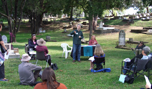 Information about our free public history talks in the cemetery.